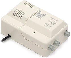 Alcad Ai-200 Vhf-uhf Amplifier 1in/2out Broadband