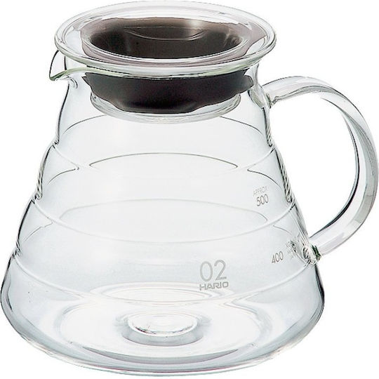 Range Server 600ml Clear – Γυάλινη Κανάτα Ανθεκτική Στη Θερμότητα Hario V60 21028