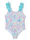 Billieblush Детски Бански Една част Multicolor Iridescent