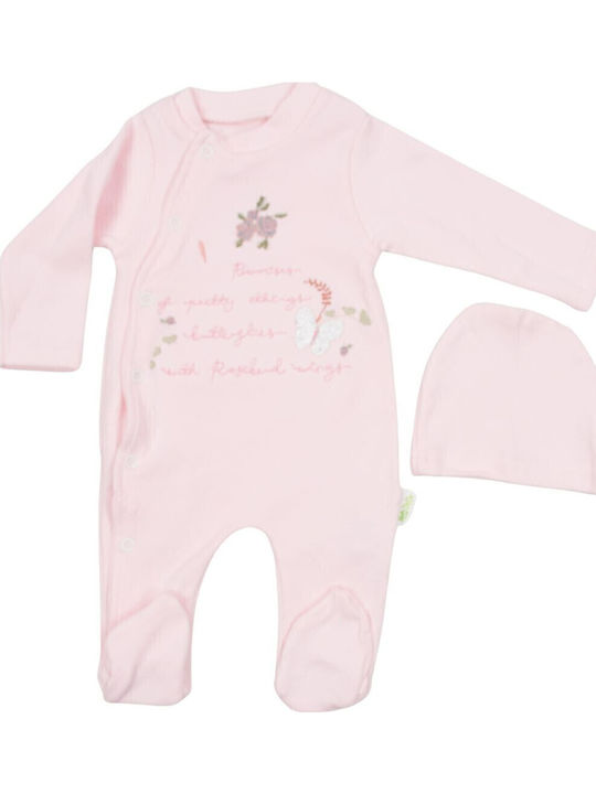 Kamtex Baby Body pentru Bebeluși Mânecă lungă Pink