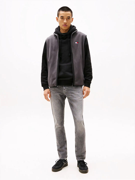 Scanton Faded Men's Jeans Pants with Slim Fit Grey Denim