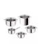Tefal Daily Cook Комплект саксии от Неръждаема Стомана Silver 10бр