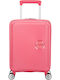 American Tourister Soundbox Cabin Hard Pink Suitcase With 4 Wheels Height 47cm