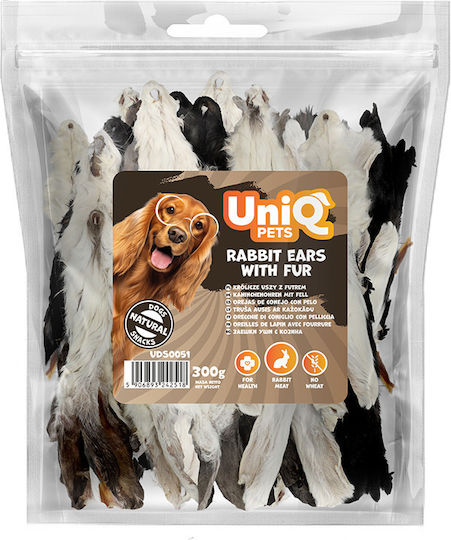 Uniq Dog Treat Ear from Rabbit / Rabbit 300gr