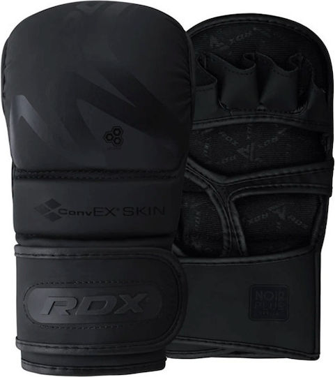 RDX Leather MMA Gloves Black