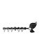 Grace Pliabil Metalic Galerie pentru perdele Simplu Φ19mm 210-210buc Black