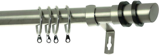 Grace Сгъваемо Металик Корниз Φ28мм 400-400cm Hope Brushed Chrome