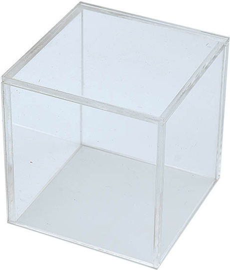 Decorative Plexiglass Transparent Cube 11cm X 11cm X 11cm C04/48005 Kaliso Kls-c04-48005