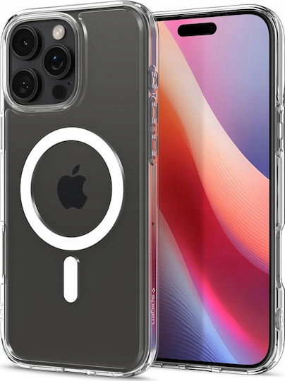Spigen Crystal Hybrid Back Cover Σιλικόνης Λευκό (iPhone 16 Pro)