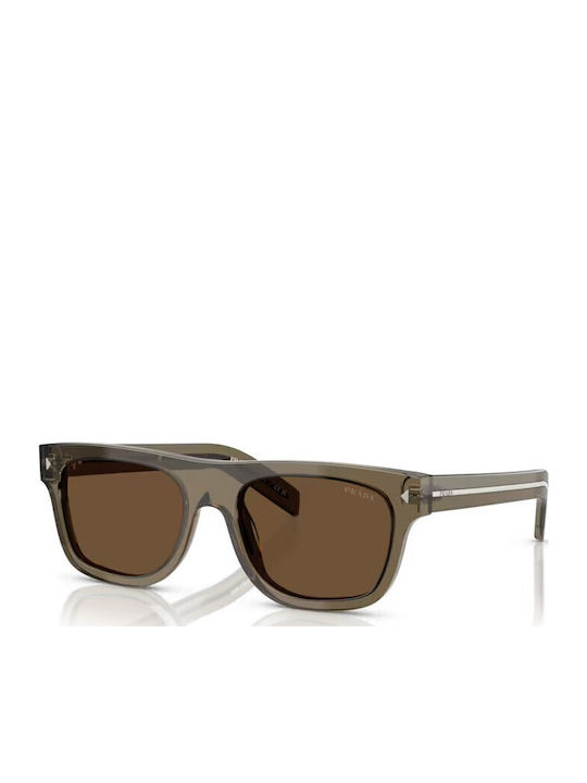 Prada Unisex Γυαλιά Ηλίου με Καφέ Κοκκάλινο Σκε...