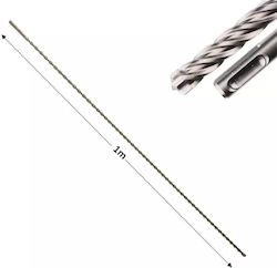 Pexcraft Τετράκοπο Τρυπάνι με SDS Plus Στέλεχος 10mm
