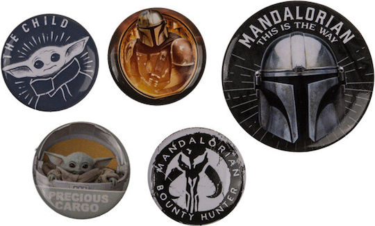 Star Wars Mandalorian Badge Set 5pcs
