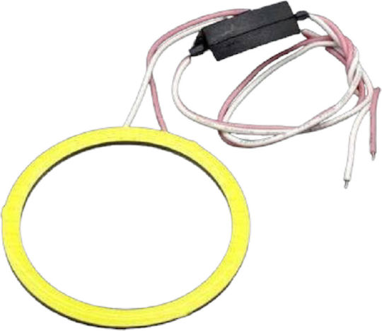 Inel Subțire LED Angel Eye 6000k 80mm Far Universal COB 10W
