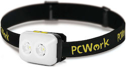 Pcwork PCW12C Στεγανός Επαναφορτιζόμενος Φακός Κεφαλής LED 380lm Pcwork PCW12C Στεγανός Επαναφορτιζόμενος Φακός Κεφαλής LED 380lm