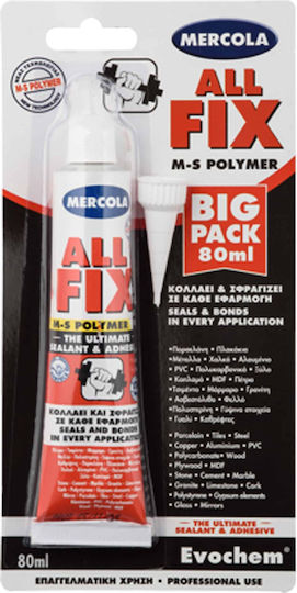 Mercola All Fix Silikon-Dichtungsmittel Transparent 80ml 1Stück