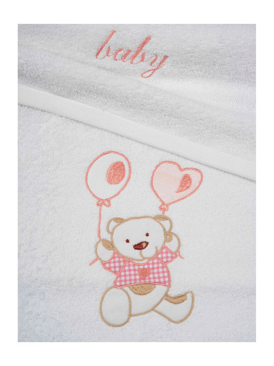 Sunshine Set Babyhandtücher 2 Stück White/pink