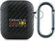 Red Bull Pu Carbon Калъф с кука в Черен цвят за Apple AirPods 1 / AirPods 2