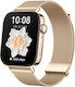 Huawei Watch Fit 3 Aluminium 43mm Wasserdicht mit Pulsmesser (Elegant Gold)
