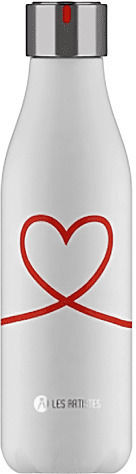 Les Artistes Flasche Thermosflasche Rostfreier Stahl 500ml Love Mat