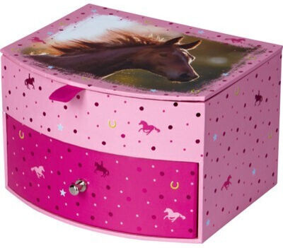 Cutie de bijuterii cal *roz* *12808*