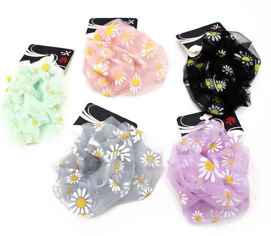 Set aus Haargummis Gänseblümchen 2 Stück Farbwahl Mint