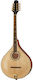 Gold Tone Căști Mandolină M-800+ Octave cu Corp Plat Lucios natural