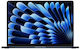 Apple MacBook Air 15" (2024) 15,3" Panou IPS Ecran Retina (M3-8 Nuclee/24GB/512GB SSD/10-Core GPU) cu Încărcător 35W (Port Dublu) Midnight (Tastatură Engleză SUA)