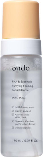 Ondo Beauty 365 Pha & Saponaria Facial Cleansers Foam with Antioxidant Action 150ml