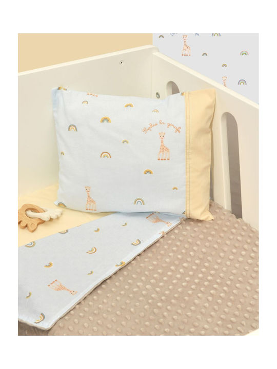 Baby Oliver Blanket Cot Beige 100x140cm