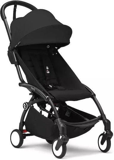 Stokke YOYO³ Baby Stroller Suitable from 6+ Months Frame Colour Black / pack Black 6.2kg