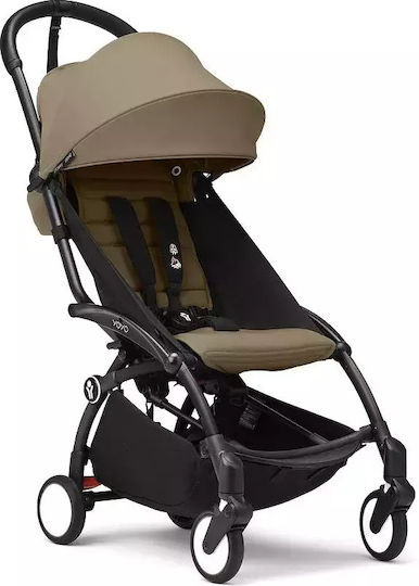 Stokke YOYO³ Baby Stroller Suitable from 6+ Months Frame Colour Black / pack Toffee 6.2kg