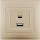Redled Redled Wasserdichte Steckdose mit 2 USB-...