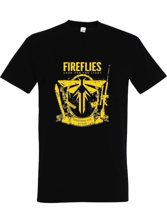 Unisex T-Shirt "Fireflies Last Us" Schwarz
