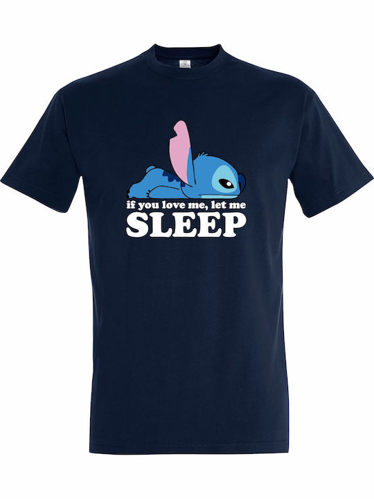 T-shirt Unisex " Stitch If You Love Me Let Me S...