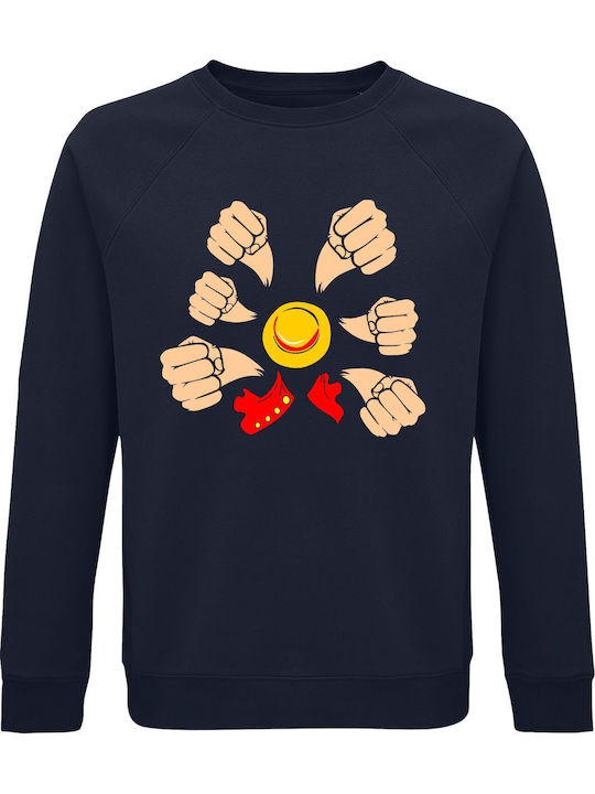 Unisex Sweatshirt Bio "One Piece Pirate Multipl...
