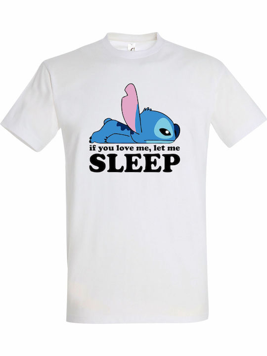 Kids' T-shirt White Stitch, If You Love Me Let ...