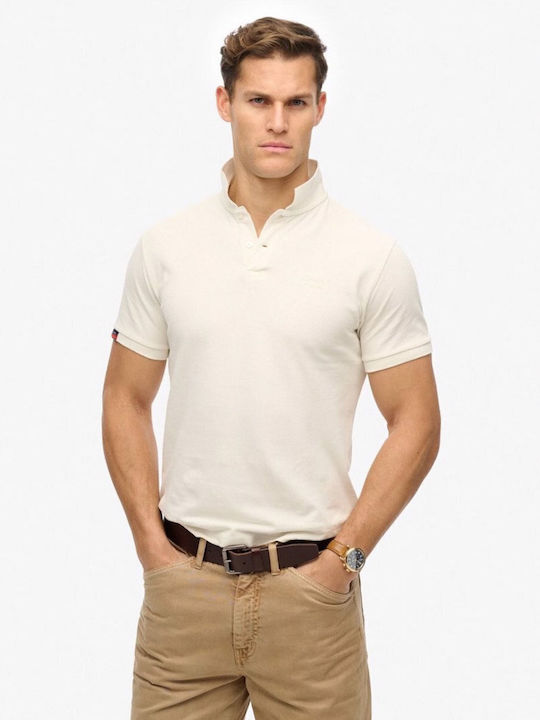 Superdry Destroy Polo T-shirt Off White M111043...