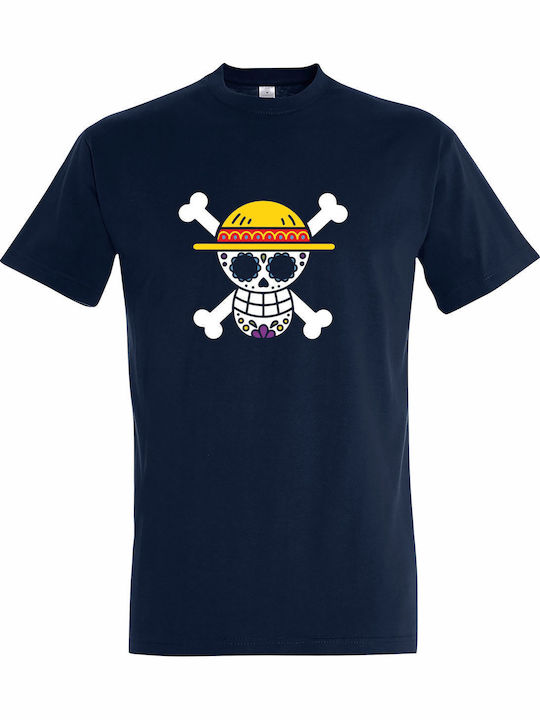 Kinder-T-Shirt French Navy Day Of The Dead, One Piece Themed