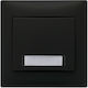 Black Illuminated Sign Button Domus Redpoint 30133