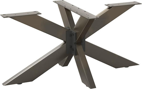 vidaXL Металик Крак На Мебел Подходящ За Маса / Малка Маса / Офис 98x58x42см Натурален
