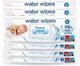 Nannys Water Wipes Baby Wipes with 99% Water Alcohol-Free and Parabens Free 12x50 Pieces