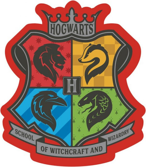 Harry Potter School Shaped Decorative Pillow 33x31 Cm