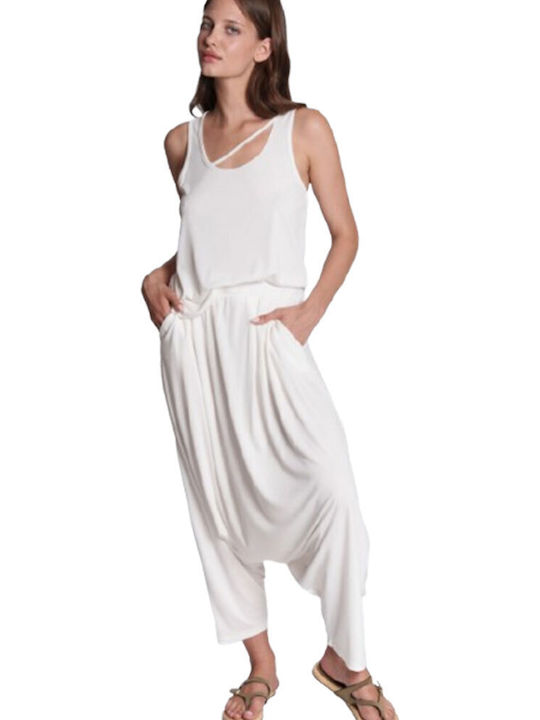 Women's Blouse Sleeveless White