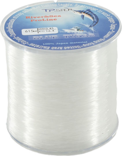 Tpster Angelschnüre Nylon Transparent 0,60mm Max20,5kg 345m 32788