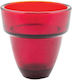 Glass Vigil Oil Lamp Red