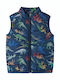 Kids' Casual Jacket Sleeveless Dark Blue