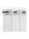 Sidirela Curtain Window with Grommet White 140x160cm
