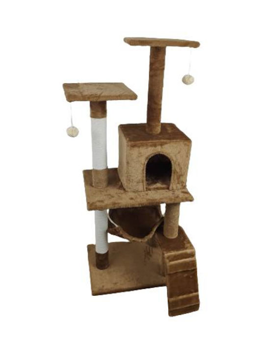 Denik Pets Ονυχοδρόμιο Γατόδεντρο Καφέ Οροφής 50x40x120εκ.