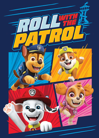 Paw Patrol Decke Vlies Mehrfarbig 100x140cm