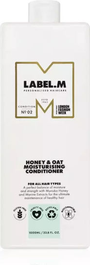 Moisturizing Conditioner Daily Use Label.m Honey & Oat Volume Ml 1000